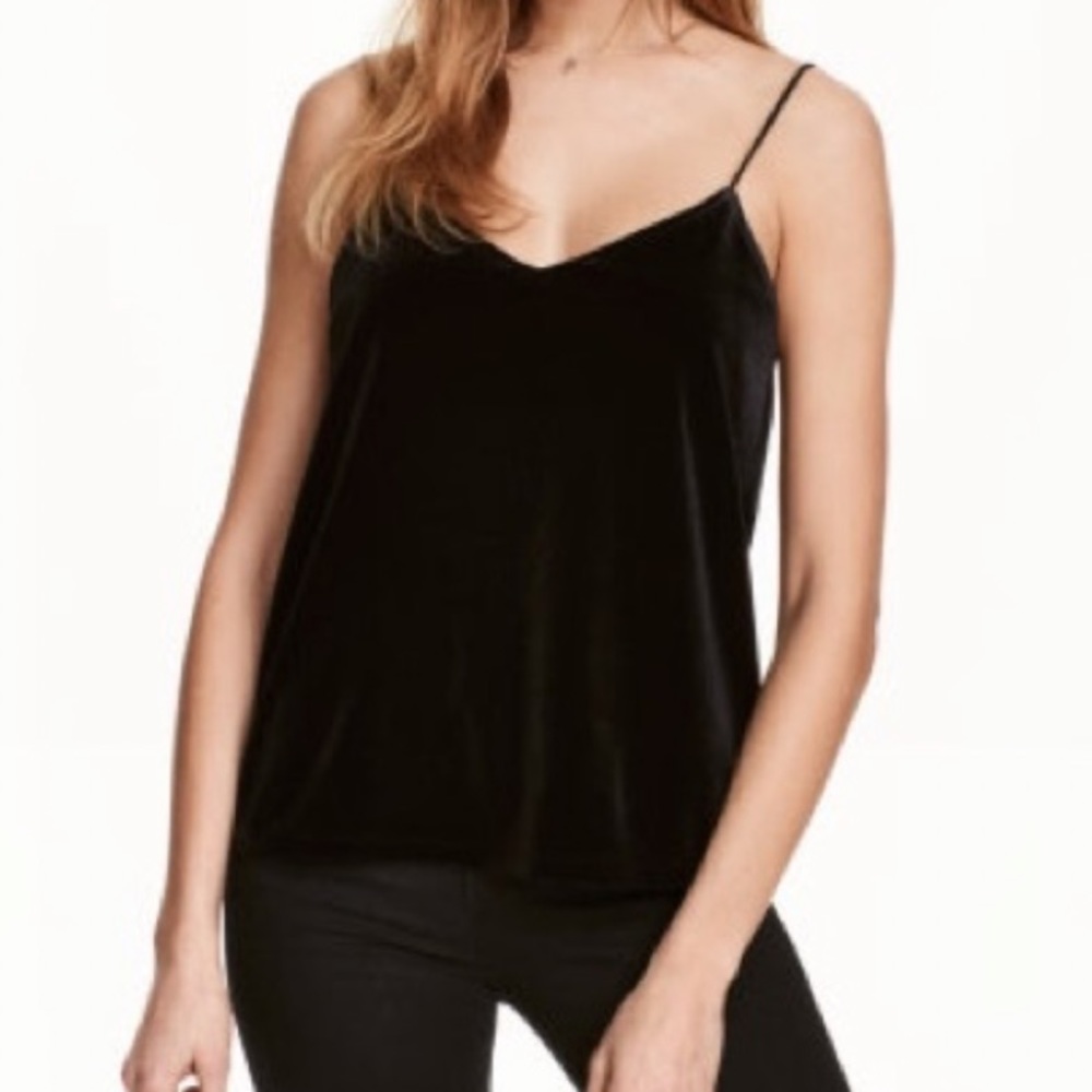 H&M velvet Cami tank top size S